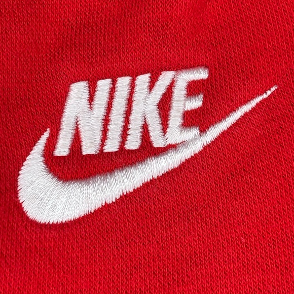 NIKE Red Club Fleece Joggers Size Small - Picture 2 of 3